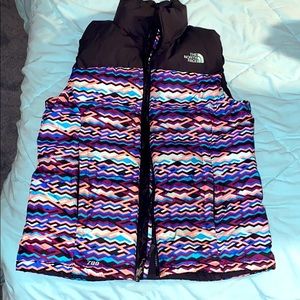 Northface Vest Retro color